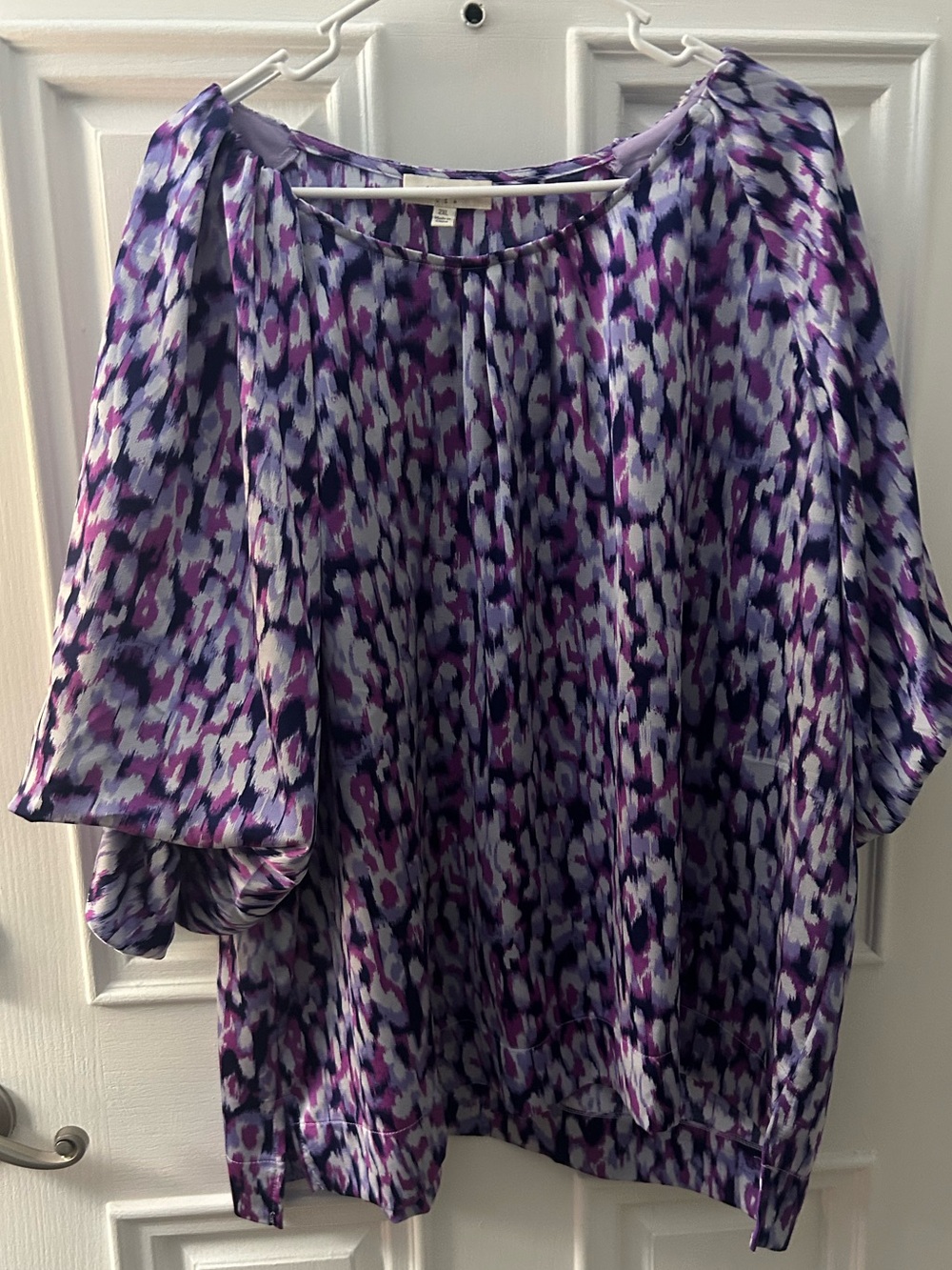 Purple Print Women's Blouse
